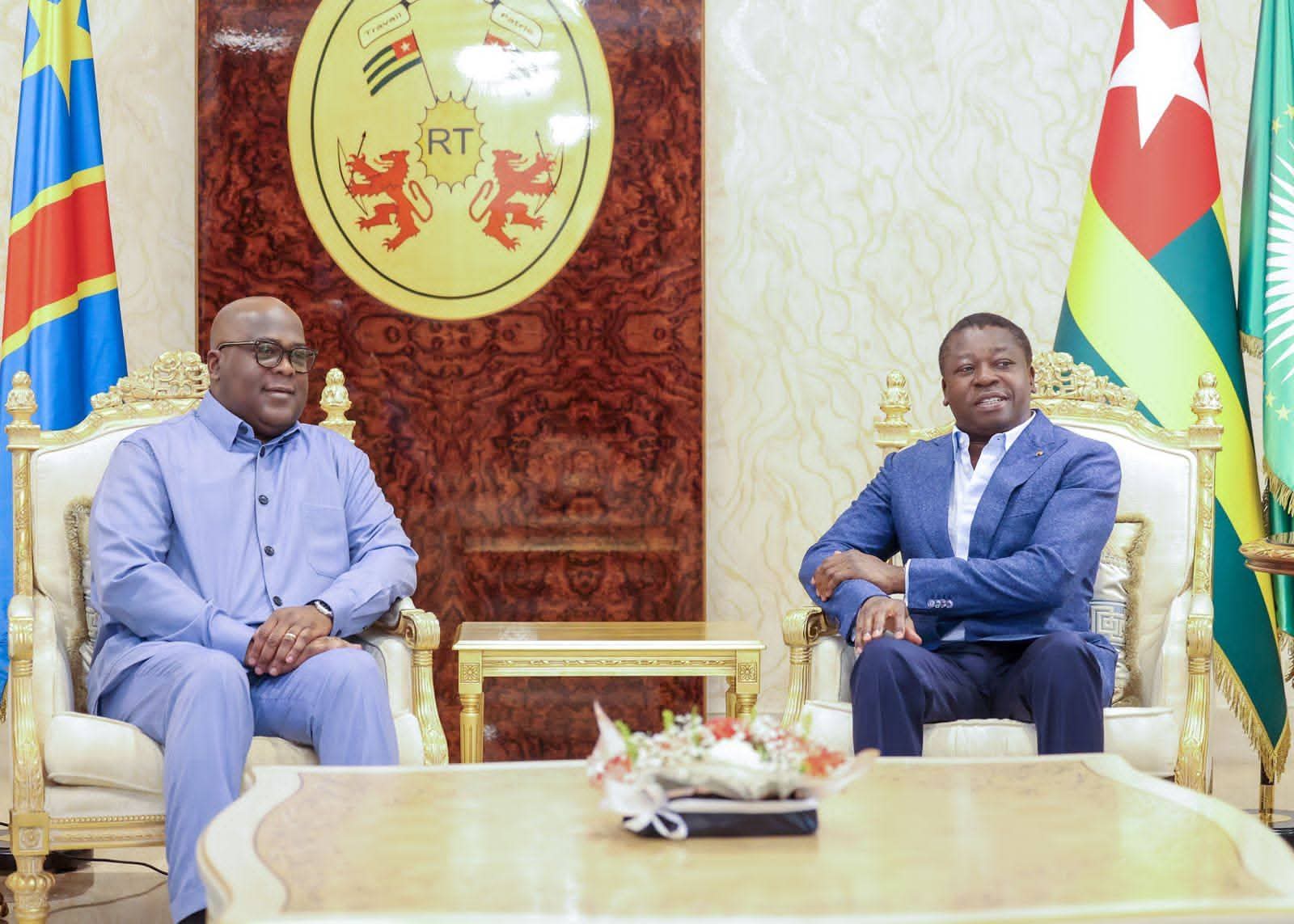 Diplomatie : Visite éclair de Antoine Tshisekedi au Togo ce lundi