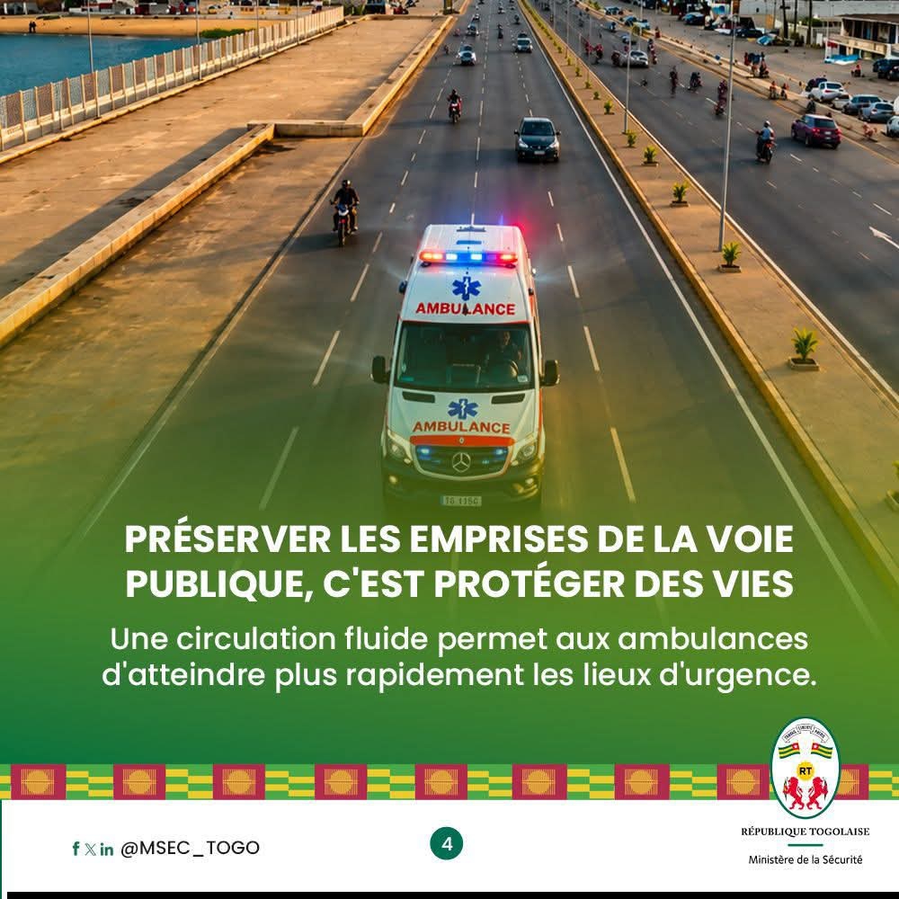 Togo : C’est reparti pour l’opération ‘’Carrefours plus surs pour tous !’’